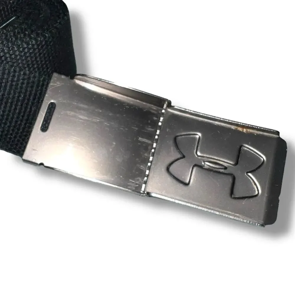 Under Armour Boys Webbed Belt Adjustable Quick Clasp Logo Buckle Bottle Opener